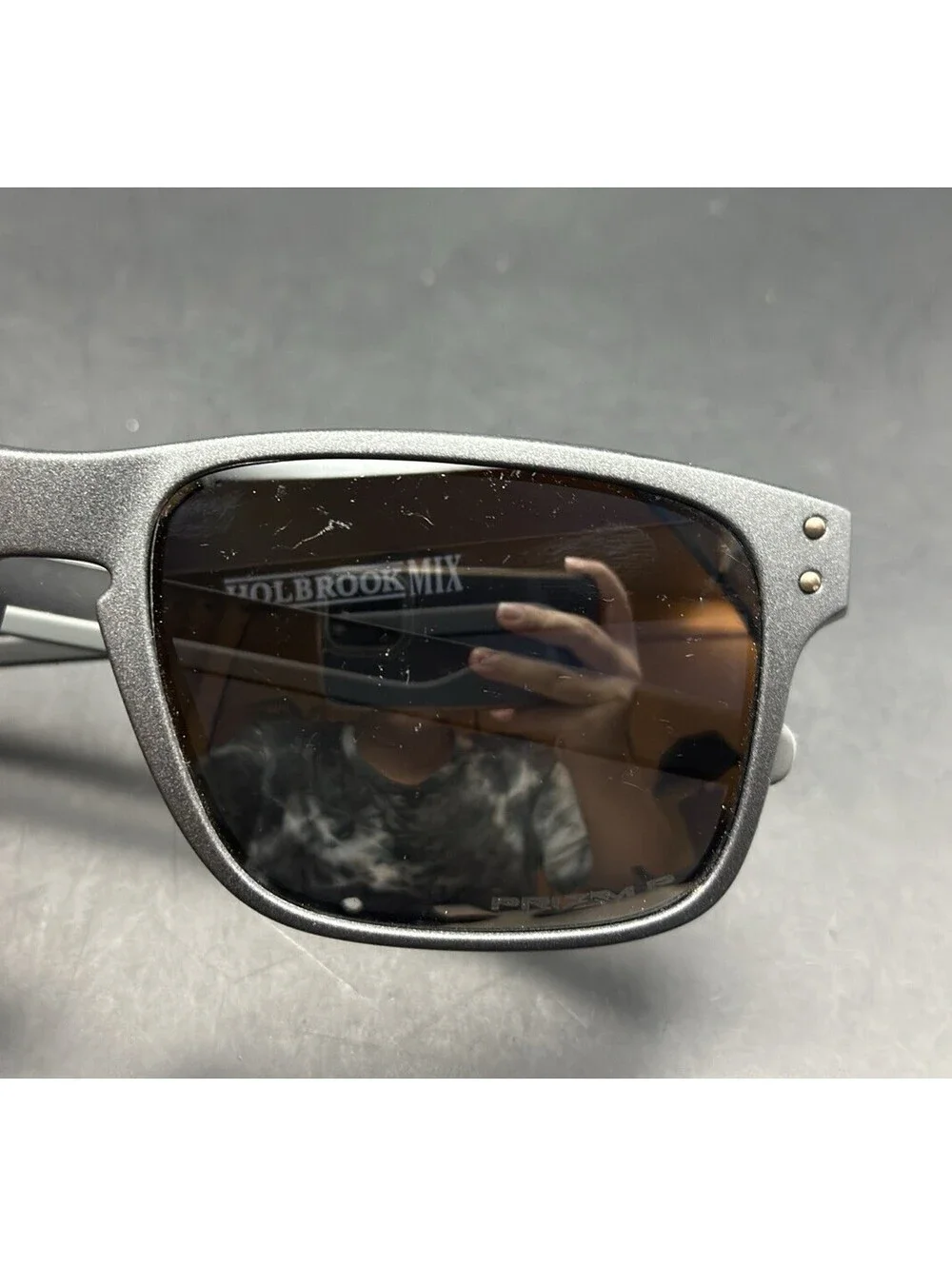 Oakley Holbrook Mix Metal Steel/Prizm Daily Polarized Lenses